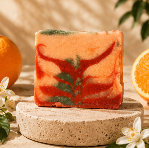 Orange Crush Soap | Handmade Orange Cold Process Soap
