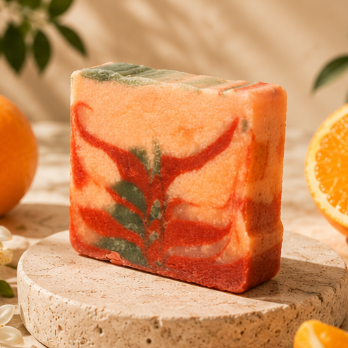 Orange Crush Soap | Handmade Orange Cold Process Soap