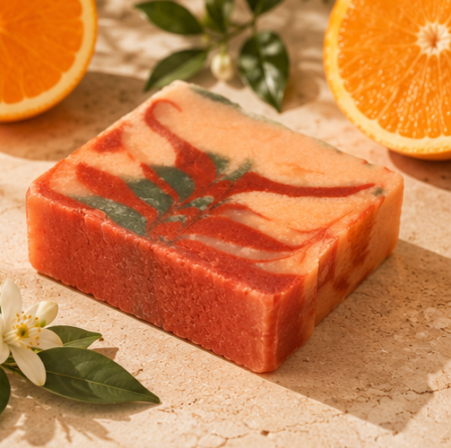 Orange Crush Soap | Handmade Orange Cold Process Soap
