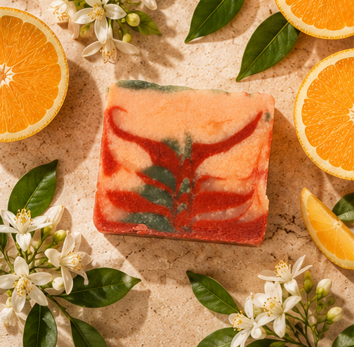 Orange Crush Soap | Handmade Orange Cold Process Soap
