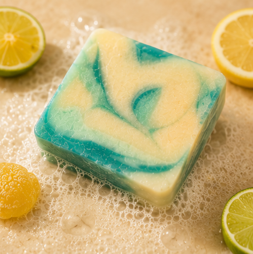 Lemon Sherbet Soap | Handmade Lemon & Lime Soap